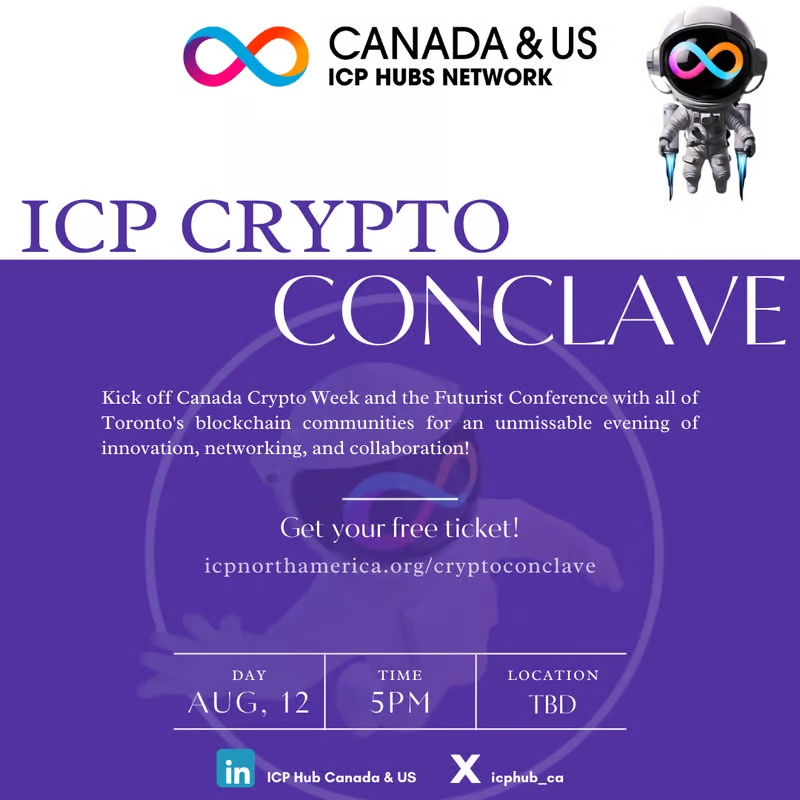 ICP Crypto Conclave Poster